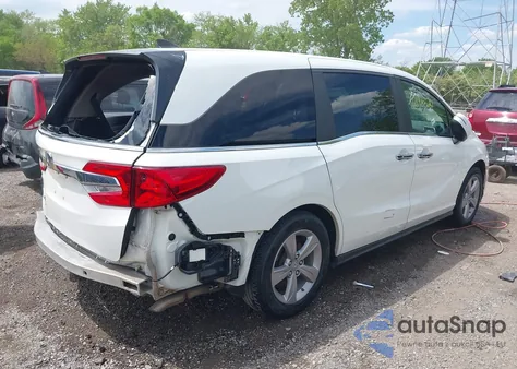 2019 Honda Odyssey Ex-L z USA, uszkodzony, nr VIN 5FNRL6H71KB081808